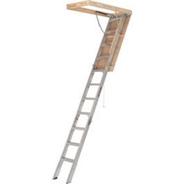 Aluminum Attic Ladder, 22.5-In. x 54-In.