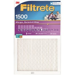 Ultra Allergen Pleated Filter, 3-Month, Purple, 12 x 20 x 1-In.