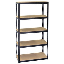 Shelving Unit, 5 Shelves, Steel, 15 x 30 x 60-In.