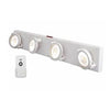 LED Track Light With Remote, White