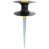 Landscapers Select DY3202 Garden Hose Guide Plastic Metal Spike (Black/Yellow)