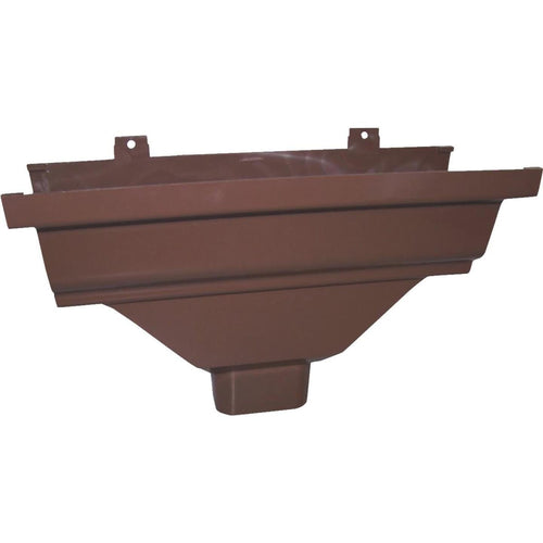 Repla K 5 In. Vinyl Brown Gutter Drop Outlet