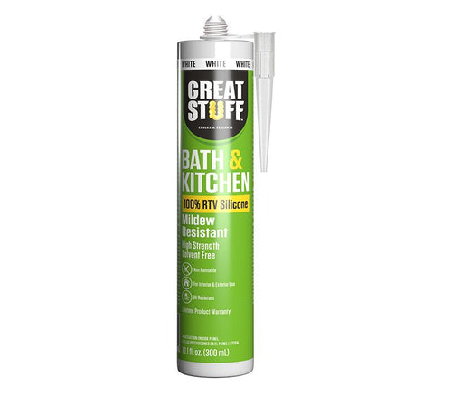 Great Stuff™ Bath & Kitchen Silicone Caulk 10 oz., White