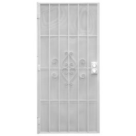Regal Series Security Door, White Steel, 38.5 x 81.5-In.