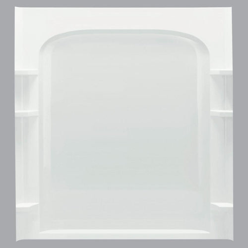Sterling 60 In. W x 72-1/2 In. H White Vikrell Shower Back Wall