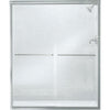 Sterling Finesse 59-5/8 In. W. X 70-5/16 In. H. Chrome Frameless Clear Sliding Shower Door
