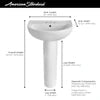 American Standard Evolution Pedestal Leg