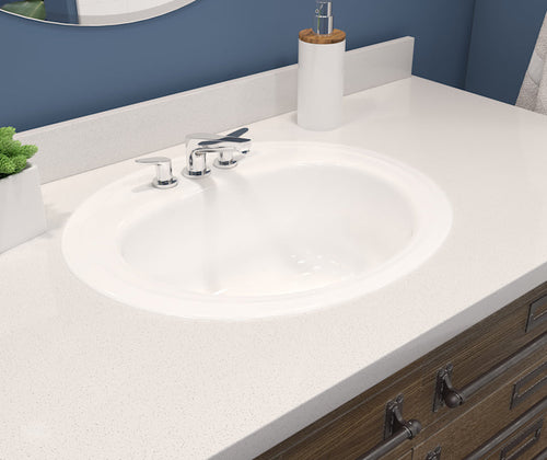 Bootz Azalea Porcelain Enamel Studmount Sink in White