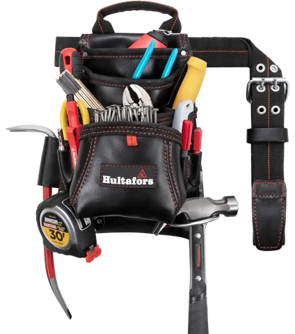 Hultafors Carpenter's Leather Nail & Tool Bag