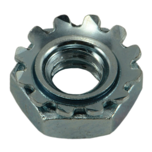 Monster Fastener Zinc Plated Grade 2 Steel Coarse Thread Kep Lock Nuts