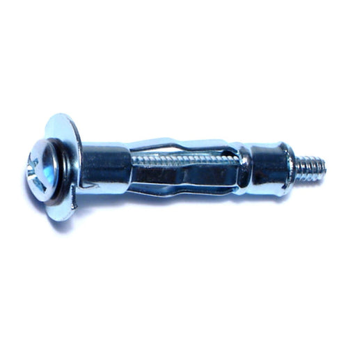 Monster Fastener Zinc Plated Steel Coarse Thread Short Pan Head Hollow Wall Anchors
