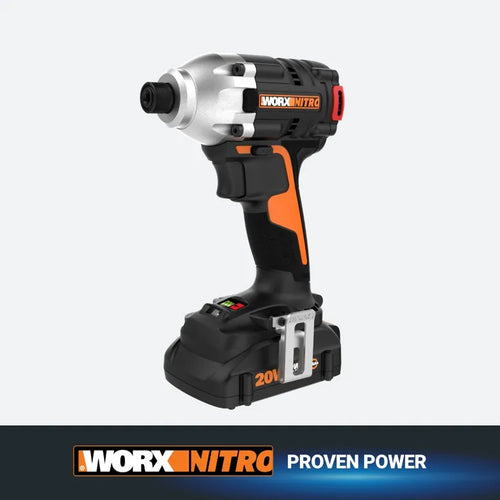 Worx Nitro 20v Power Share 3-Speed Cordless Impact Driver With Brushless Motor