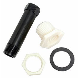 Evaporative Cooler Overflow Drain Kit, Nylon, 1/2-In.