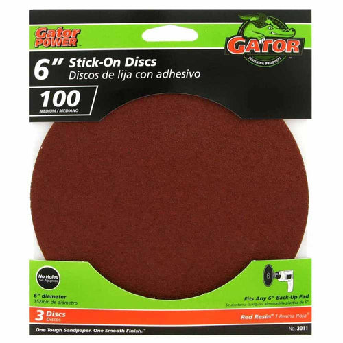 Gator Stick-On Sanding Discs  100 Grit (100 Grit)