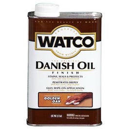 Danish Oil Wood Finish, Golden Oak, 1-Qt.