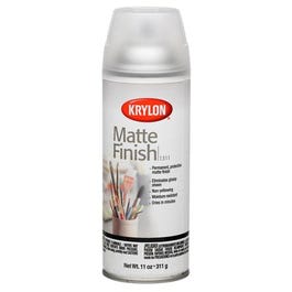 Matte Finish Spray Paint, Matte Clear, 11-oz.
