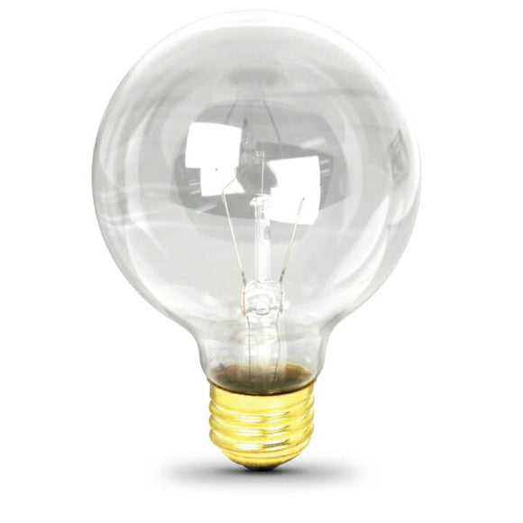Feit Electric 25-Watt G25 Bath & Vanity Incandescent Light Bulb (25 Watt)