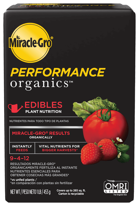 Miracle-Gro® Performance Organics® Edibles Plant Nutrition