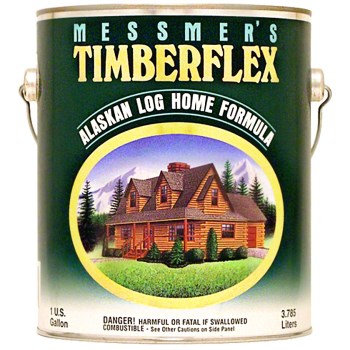 Messmer's TF-500SA-1 Timberflex One Coat Wood Finish, Clear Satin Topcoat ~ Gallon