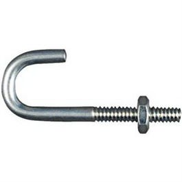 J-Bolt, Zinc, 3/16 x 1-7/8-In.