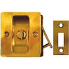 Pocket Door Lock Latch, Brass