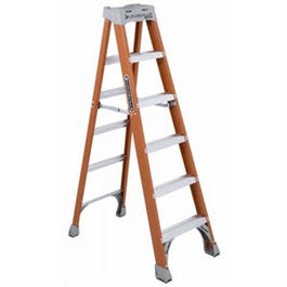 6-Ft. Step Ladder, Fiberglass, Type IA, 300-Lb. Duty