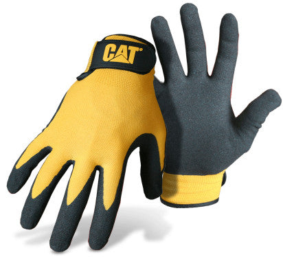 CAT Yellow Nylon Nitrile Coated Palm (Jumbo)