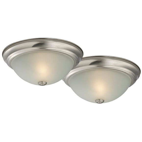 Boston Harbor F51WH02-1006-BN 13-Inch Ceiling Light, Brushed Nickel, 2-Pack