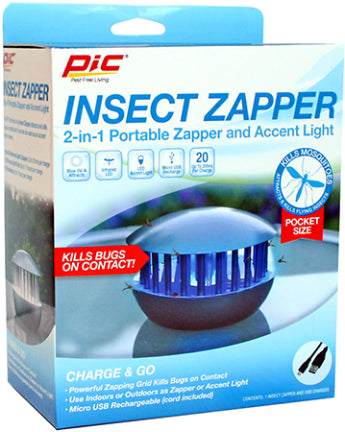 INSECT ZAPPER 2 IN 1 PORTABLE ACCENT LIGHT