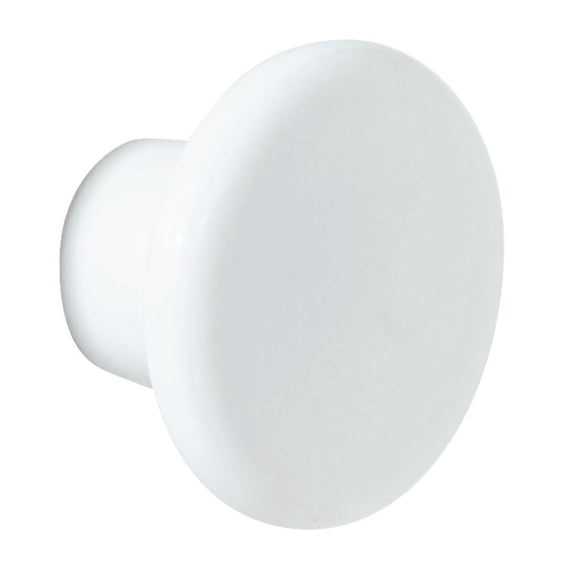 Amerock Allison White Plastic 1-1/4 In. Cabinet Knob