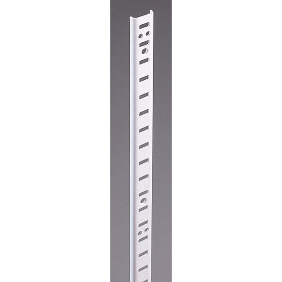 Knape & Vogt 255 Series 36 In. Zinc-Plated Steel Mortise-Mount Pilaster Shelf Standard