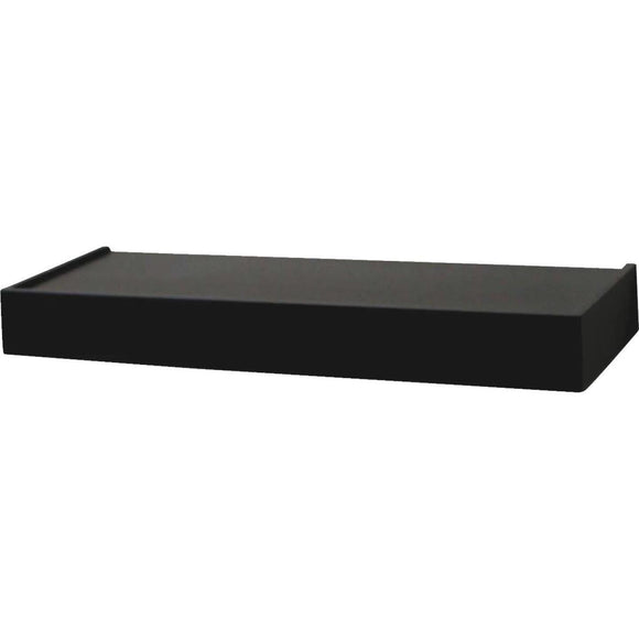 John Sterling Corp 24 In. Black Floating Decorative Shelf