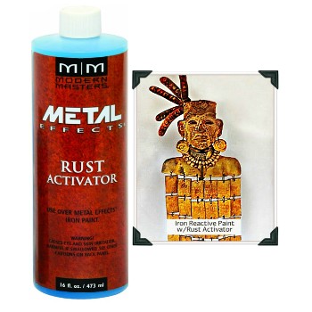Modern Masters PA904-16 Metal Effects Rust Activator ~ 16 oz