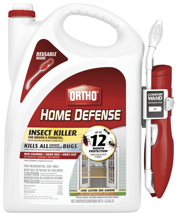 ORTHO® HOME DEFENSE INSECT KILLER FOR INDOOR & PERIMETER2 WITH COMFORT WAND® (10 lb)