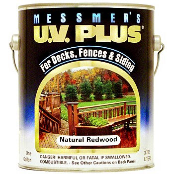 Messmer's MC-503-1 UV Plus Deck & Wood Stain, Natural Redwood ~ Gallon