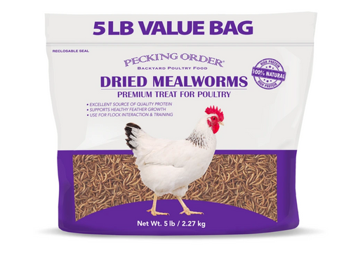 Pecking Order Dried Mealworms