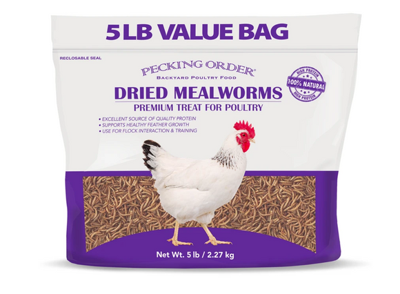 Pecking Order Dried Mealworms (5 Lb)