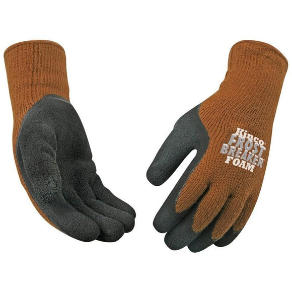 Kinco Frostbreaker Foam Latex Gripping Glove (Large Brown/Gray)